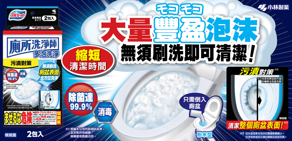Toilet Cleaning Powder banner